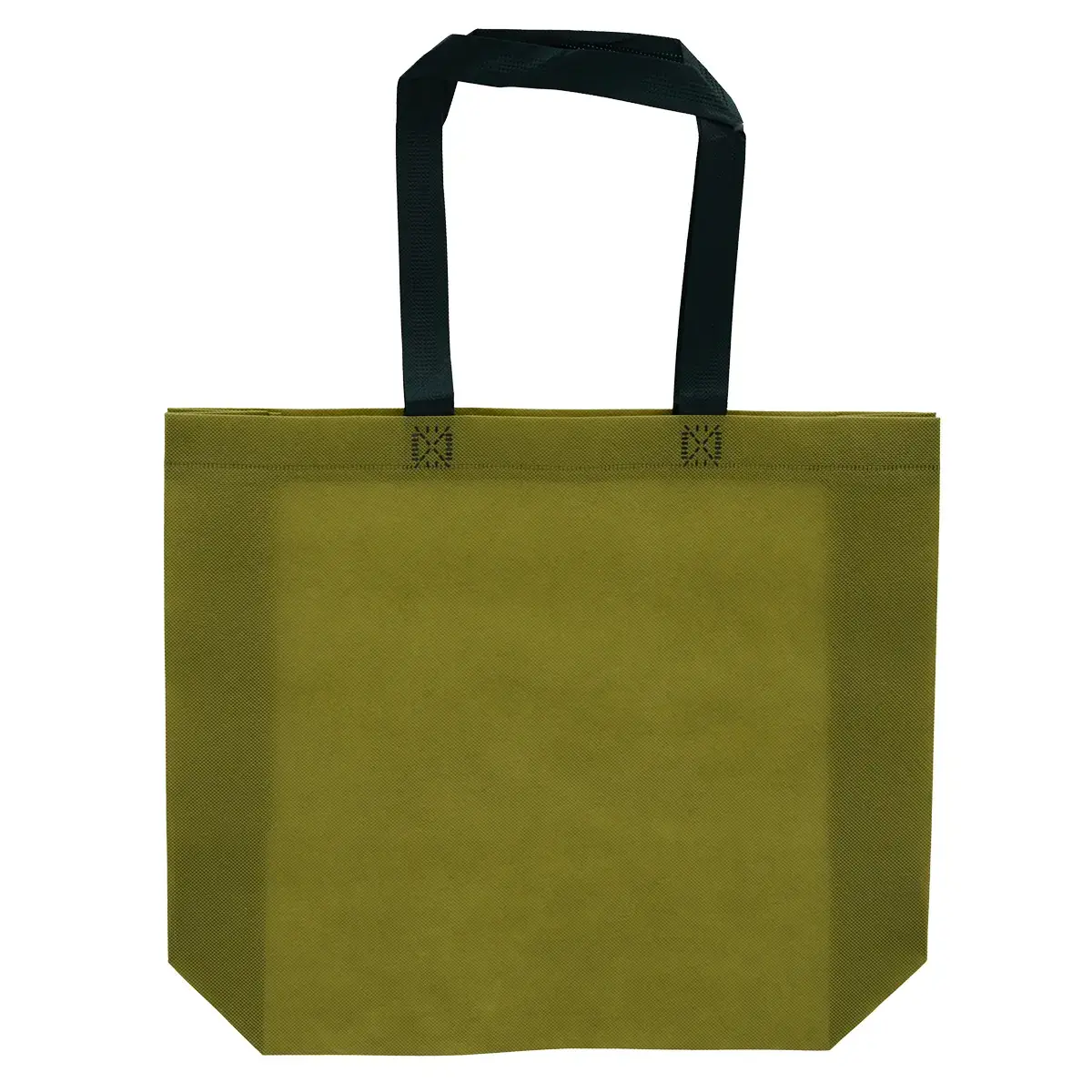Sac cabas polypropylène non tissé kaki 40+10 x 30 cm - Paquet de 20 - Sacs non tissés, Sacs polypropylène-3