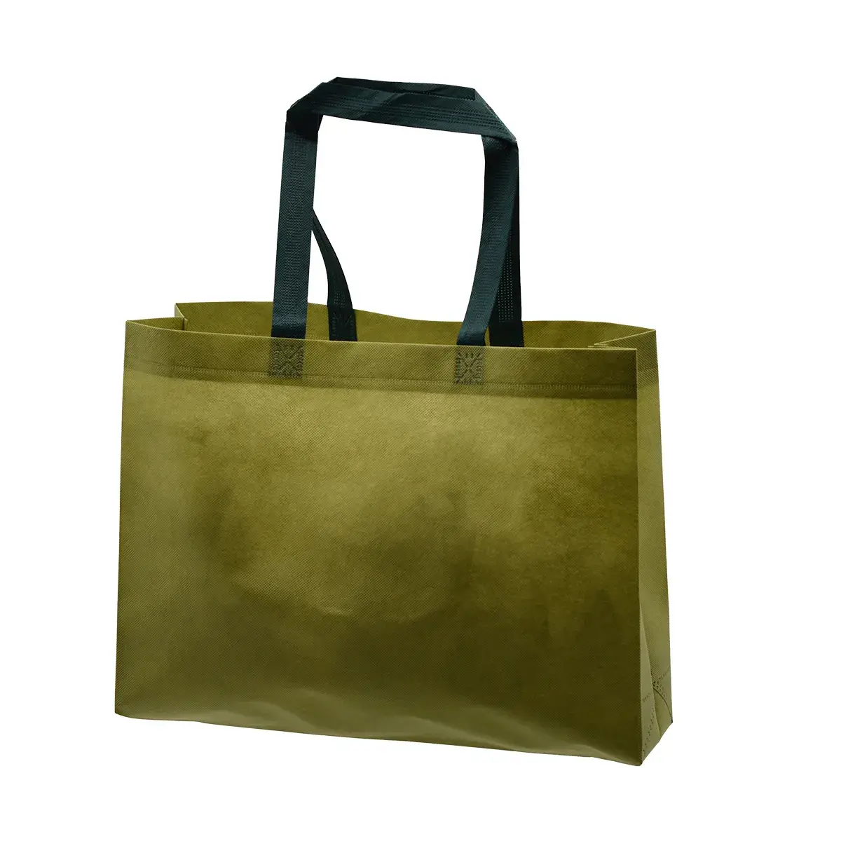 Sac cabas polypropylène non tissé kaki 40+10 x 30 cm - Paquet de 20 - Sacs non tissés, Sacs polypropylène-4