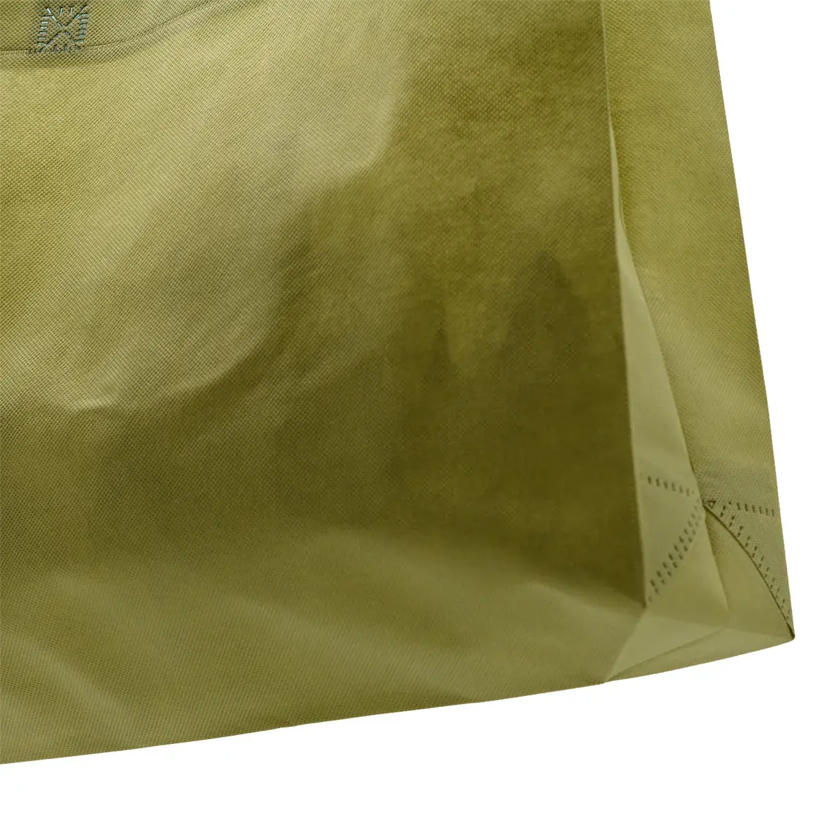 Sac cabas polypropylène non tissé kaki 40+10 x 30 cm - Paquet de 20 - Sacs non tissés, Sacs polypropylène-5