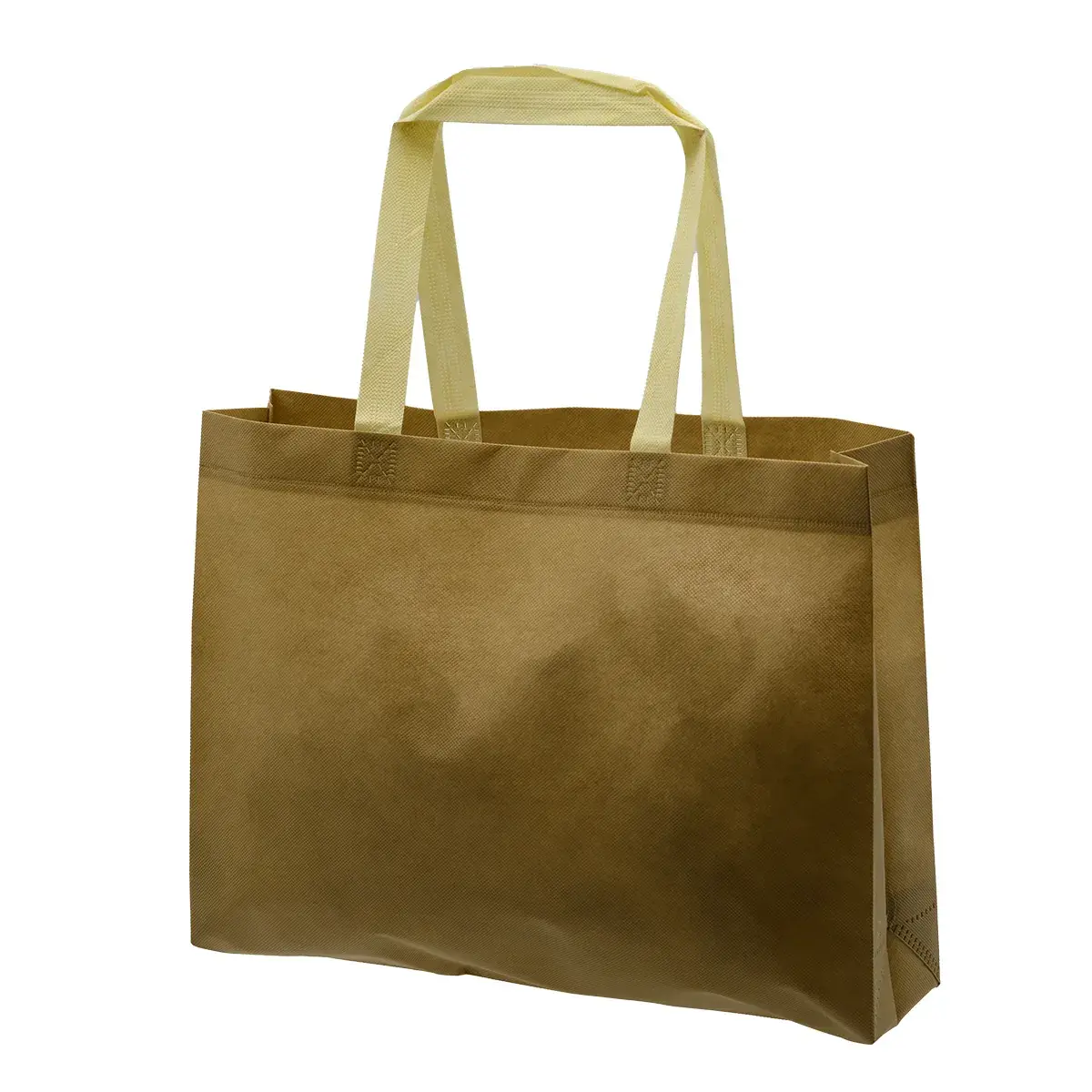 Sac cabas polypropylène non tissé écru 40+10 x 30 cm - Paquet de 20 - Sacs non tissés, Sacs polypropylène-4