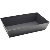 Corbeille carton rectangulaire noir 33 x 20 x 5,5 cm, paquet de 10 - Corbeilles Noël