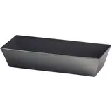Corbeille carton rectangulaire noir 24 x 10 x 6 cm, paquet de 10 - Corbeilles carton