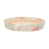 Corbeille carton ronde Beauté ø 20,5 x 3 cm beige clair / terracotta, paquet de 10 - Beauté