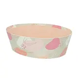 Corbeille carton ovale Beauté 26 x 19,3 x 8 cm beige clair / terracotta, paquet de 6 - Beauté