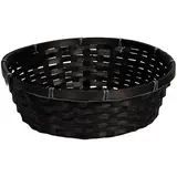 Corbeille bambou ronde noir ø 30 x 9 cm, paquet de 10 - Corbeilles bambou