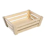 Cagette bois naturel 28,5 x 21 x 9 cm