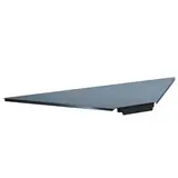 Tablette d'angle intérieur noir sablé 57 cm