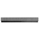 Profils arrière pour diviseurs noir sablé 66,5 cm