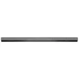 Profils arrière pour diviseurs noir sablé 133 cm