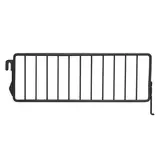Séparateur grille pour tablette métallique 30 x 9,5 cm - Séparateur rayonnage - Diviseur grille - Noir sablé