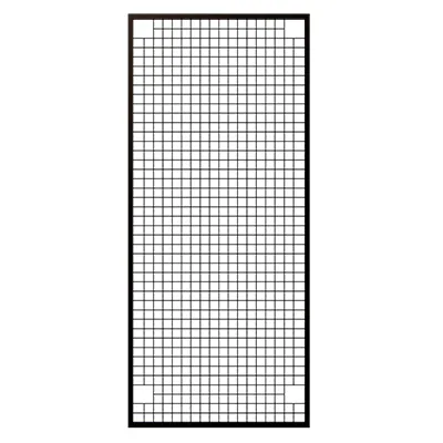 Grille noir sablé 221x97 - Ligne Store noir Sablé pas de 25 mm