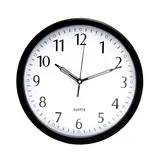 Horloge murale à quartz diamètre 30 cm noir - Horloges