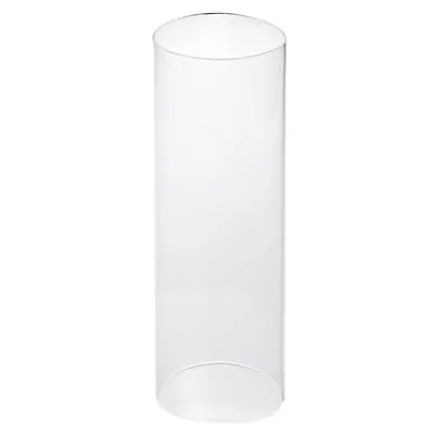 Bac de présentation rond plexi ø 15 x H 40 cm - Vitrine tube plexi - Bac cylindrique - Supports Plexi