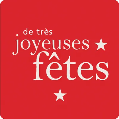 Étiquettes adhésives de très JOYEUSES FÊTES - Étiquettes cadeaux adhésives