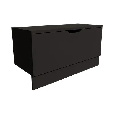 Caisson tiroir Store noir Black 100 x 42,7 x 40 cm - Meuble de rangement pour magasin - Caissons de rangement