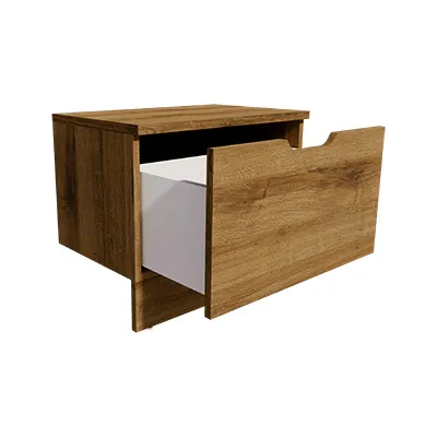 Caisson tiroir Store Sherman cognac 66,5 x 42,7 x 40 cm – Meuble de rangement pour magasin - Caissons de rangement-3