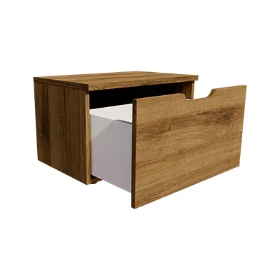 Caisson tiroir Store Sherman cognac 66,5 x 42,7 x 40 cm – Meuble de rangement pour magasin - Caissons de rangement-4