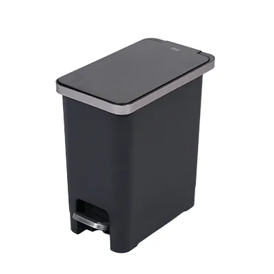 Poubelle professionnelle slim noire 10 L L 17,5 x P 29,5 x H 32 cm - Poubelles professionnelles-2