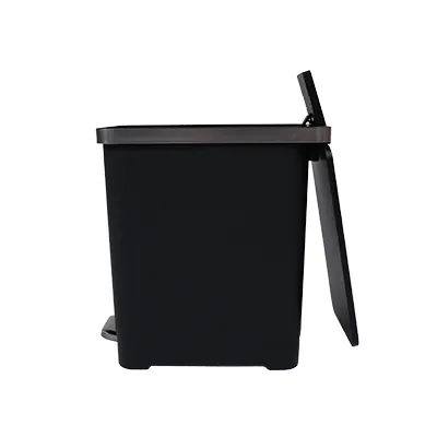 Poubelle professionnelle slim noire 10 L L 17,5 x P 29,5 x H 32 cm - Poubelles professionnelles-3