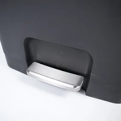 Poubelle à pédale noire 90 L L 45 x P 37,5 x H 82,5 cm - Poubelles professionnelles-5