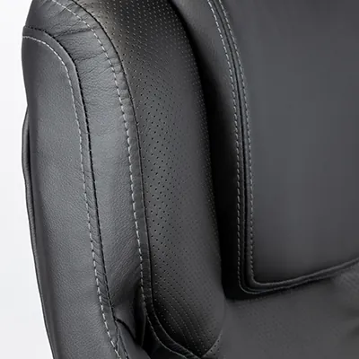 Fauteuil de bureau CHICAGO basculant centré, haut dossier, appui-tête, base métal chromé - Sièges de bureaux-7