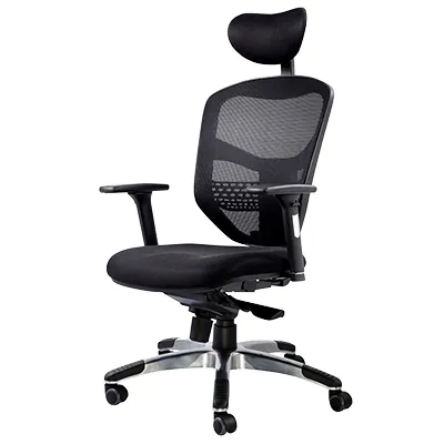 Siège de bureau ergonomique Stockholm synchrone 5 positions, noir, soutien lombaire, accoudoirs 3D - Sièges de bureaux