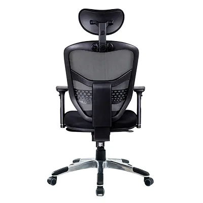 Siège de bureau ergonomique Stockholm synchrone 5 positions, noir, soutien lombaire, accoudoirs 3D - Sièges de bureaux-4