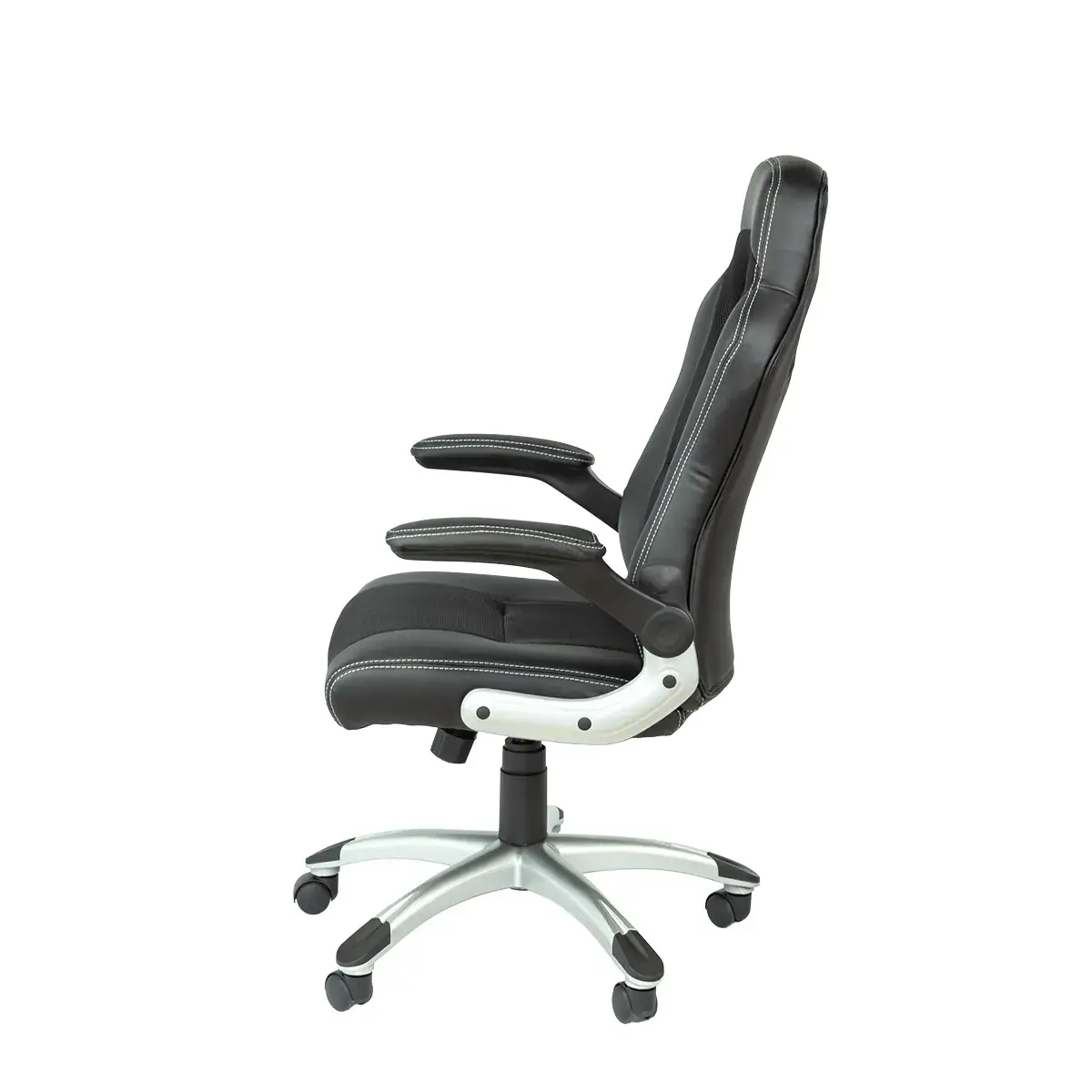 Fauteuil de bureau baquet Montecarlo type racing – Chaise gaming professionnelle - Noir - Sièges de bureaux-8