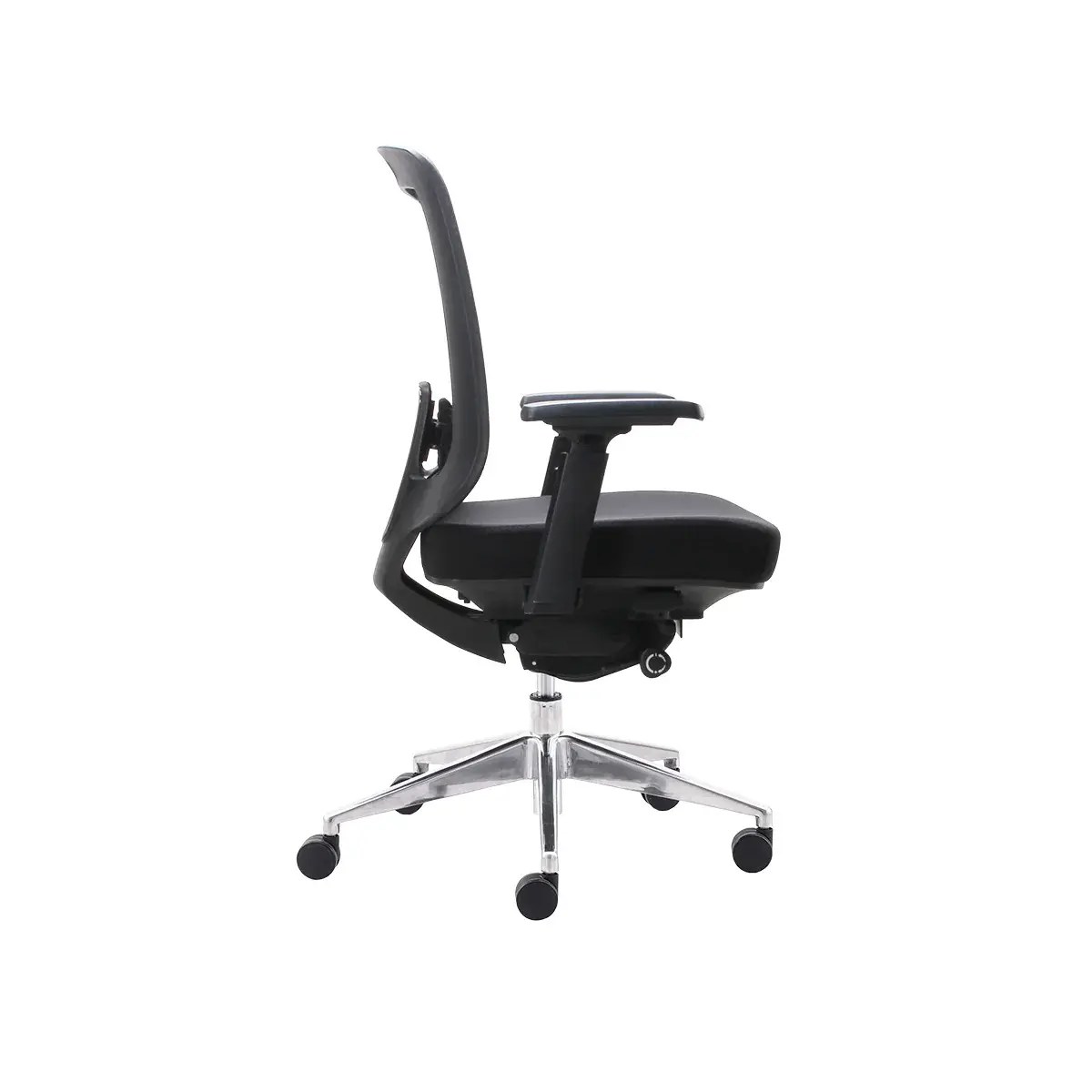 Siège de bureau ergonomique Austin synchrone 4 positions, accoudoirs 4D, assise réglable translation – Noir - Sièges de bureaux, Fauteuils de bureaux-3