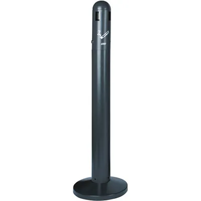 Cendrier tubulaire sur pied 3L ø 30 x H 105 cm - Cendriers professionnels