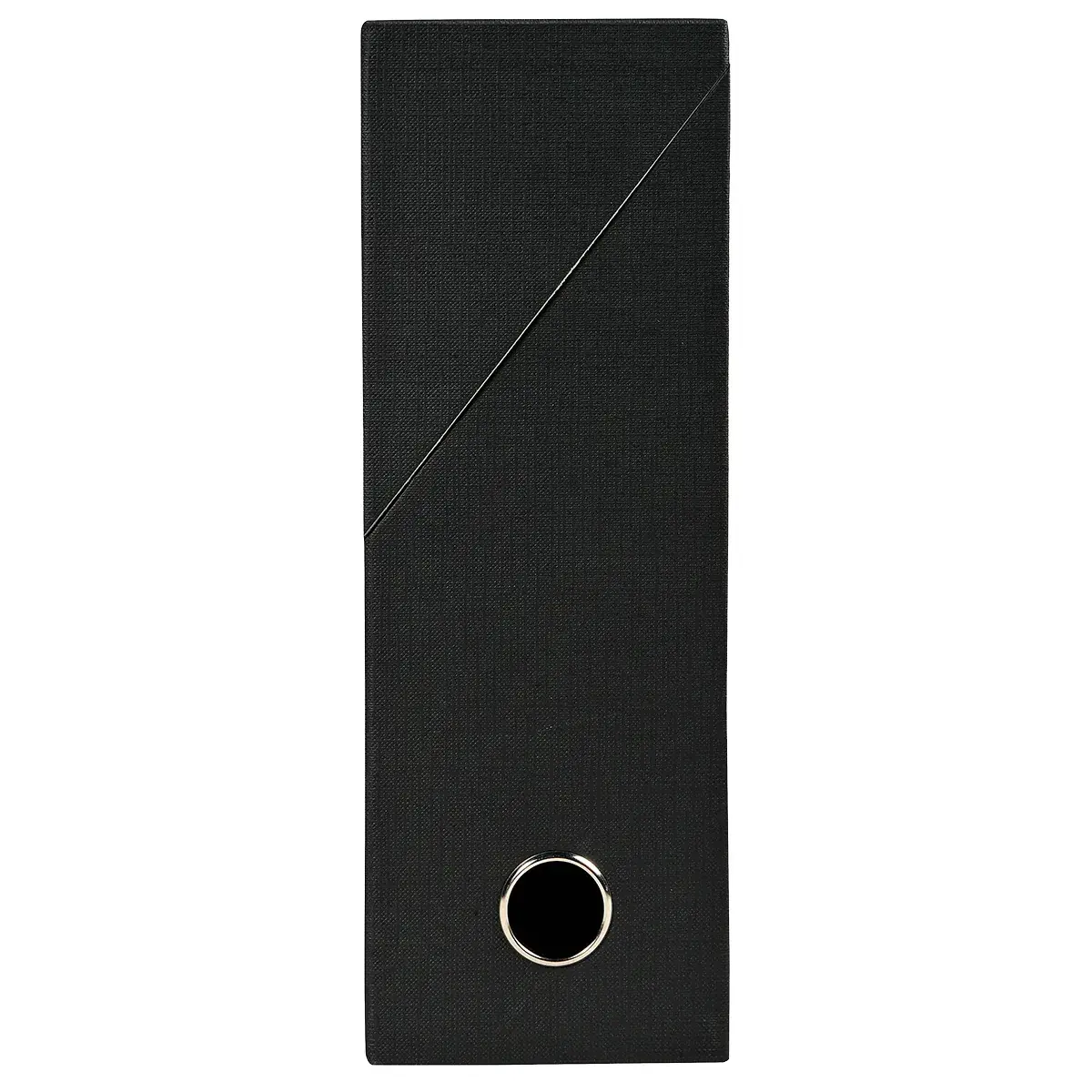 Boîte de transfert A4 Dos 90 mm carton toilé couvercle abattant et oeillet Exacompta - Noir - Boîtes archives, Boîtes de transfert-2