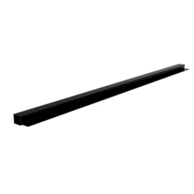 Entretoise Square noir sablé L 97,8 cm - Paquet de 4 - Ligne Square 25 noir