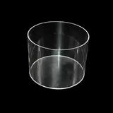 Bac de présentation rond PMMA ø 15 x H 10 cm - Vitrine tube plexi - Bac cylindrique