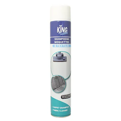 Shampooing moquettes et textiles professionnel 750ml - King - Entretiens divers