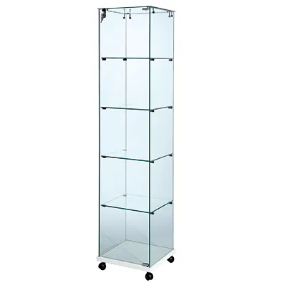 Bac 2 tiroirs basculants transparent 60 x 29,9 x 35,3 cm - Bac-tiroir basculant - Bloc 2 tiroirs basculants - Vitrines tablettes fixes
