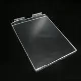 Porte-affiche A4 vertical plexi transparent 2mm – Support mural acrylique - Tablettes, Corbeilles et Porte visuels pour grilles