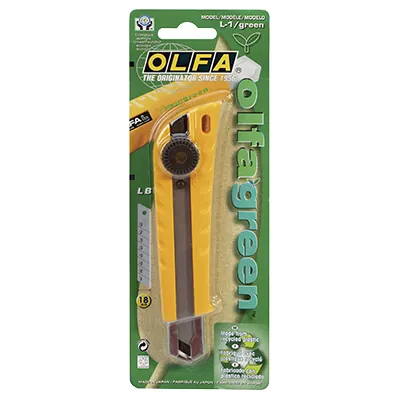 Cutter Olfa L1 Green 18mm Recyclé - Cutters-2