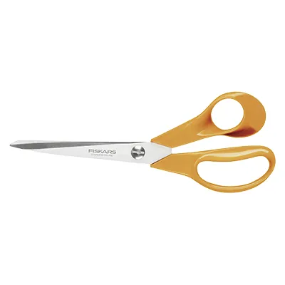 Ciseaux droitiers orange Fiskars Classic 21cm  - Ciseaux