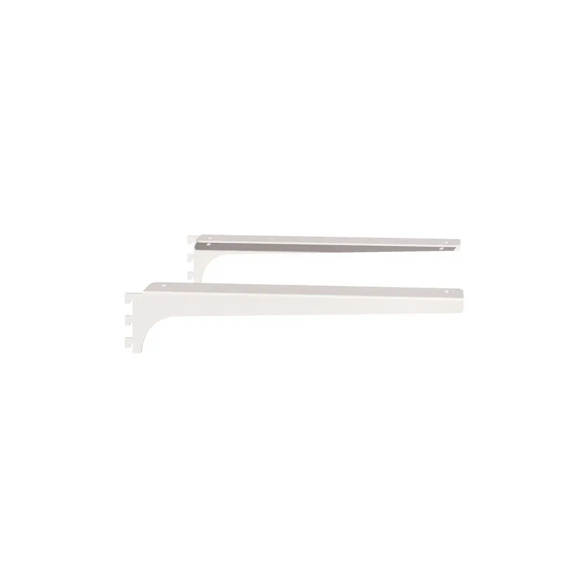 Paire de Consoles Métal Square Blanc L.38 cm - Ligne Square 25 blanc
