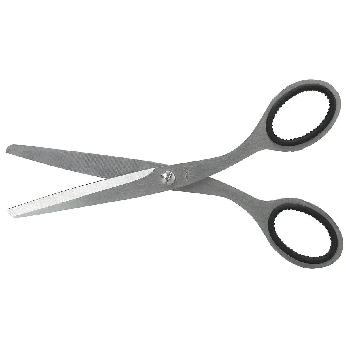 Ciseaux Ambidextre Noir & Inox Métal SIGN Bouts Ronds 17 cm - Ciseaux-2
