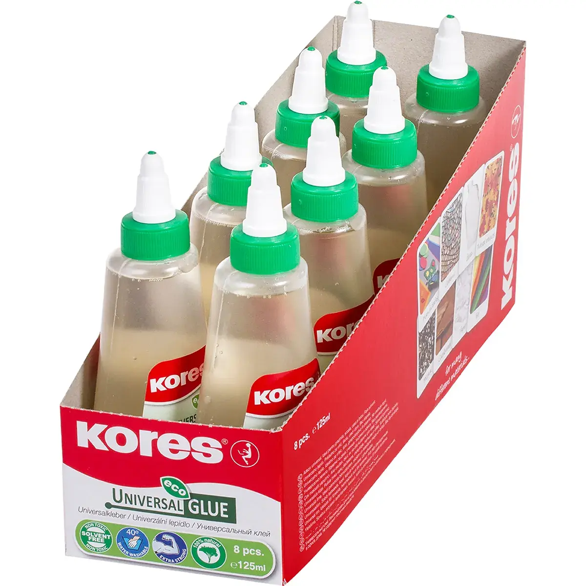 Colle Transparente Universelle Kores Eco 125ml - Dévidoirs, adhésifs, colles-3
