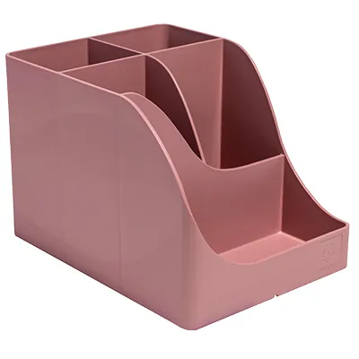 Pot à crayons Pen-Wave Skandi vieux rose 16 × 12 × 11 cm - 5 compartiments - Pots à crayons-2