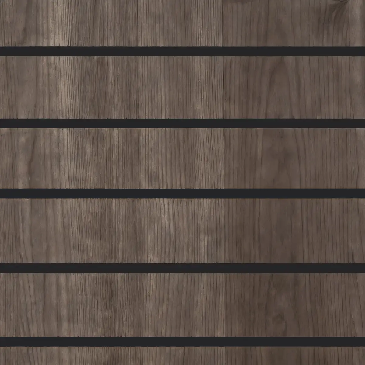 Panneau rainuré MDF chêne foncé 120 x 120 cm – Entraxe 15 cm – 7 rainures – Épaisseur 18 mm - Lot de 2 - Panneaux rainurés-2