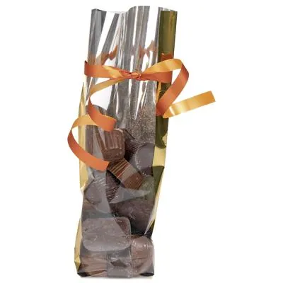 Sachet polypro fond PP Lingot d'Or 14 x 30,5 cm 35µ - Sachet confiserie - Sachet bonbons - Lot de 100 - Sachets bonbon, Sachets confiserie-2