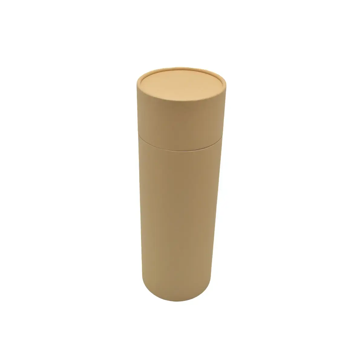 Boîte cylindrique carton kraft 1000 ml ø 7,5 x H 25 cm – Boîte ronde carton - Tube carton - Brun - Lot de 4 - Boites cloches