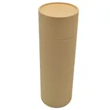 Boîte cylindrique carton kraft 2200 ml ø 10 x H 30 cm – Boîte ronde carton - Tube carton - Brun - Lot de 4 - Boites cloches