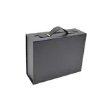 Boites cadeaux carton noires avec poignée 24x18,2x8cm – Paquet de 5 - Boites carton avec poignée