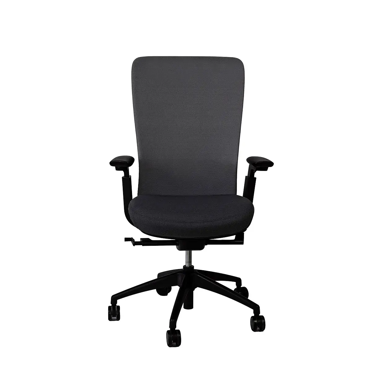 Siège de bureau ergonomique Ramses noir – assise ressorts, synchrone 4 positions, accoudoirs 4D - Sièges de bureaux-3