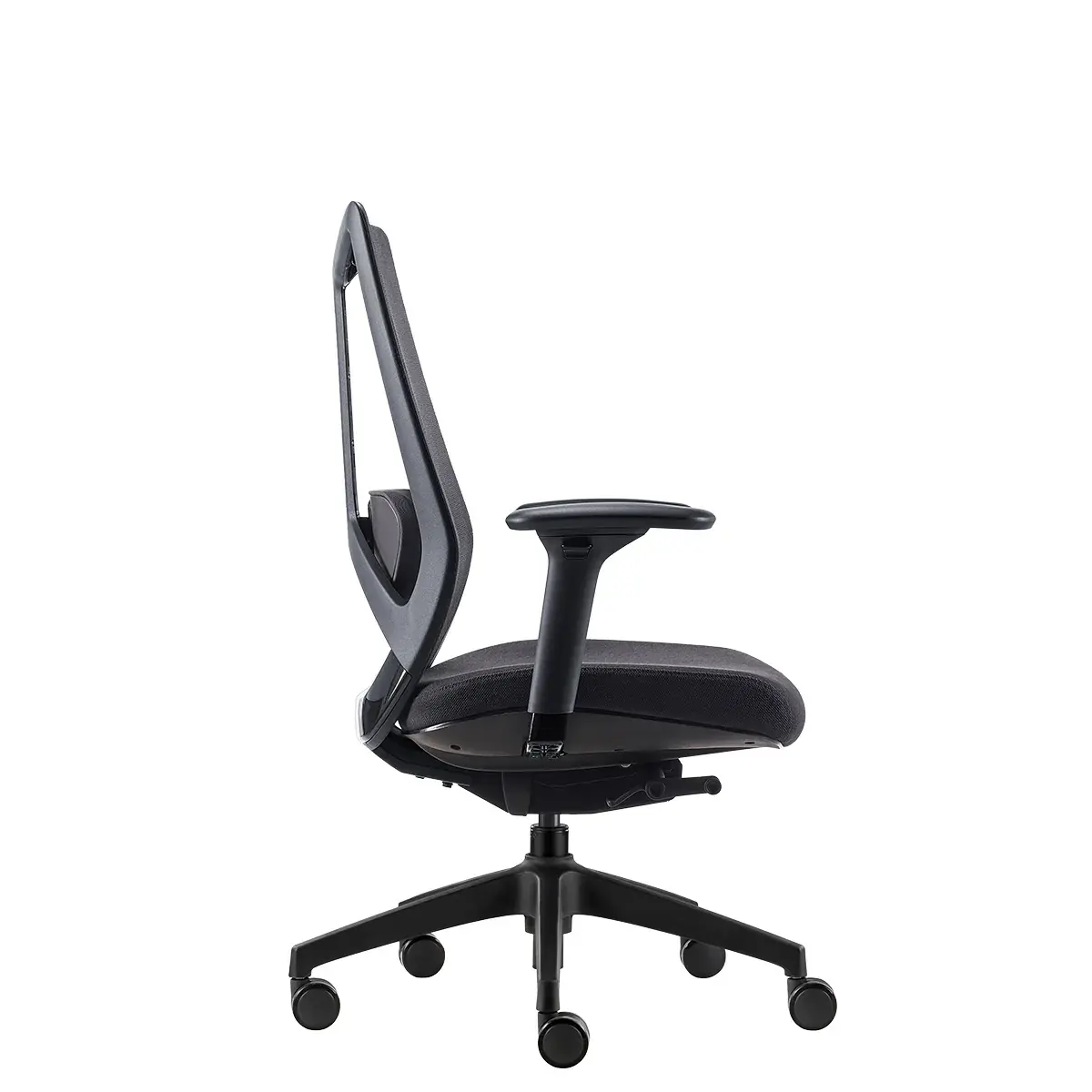 Siège de bureau design Arco Claudio Bellini synchrone 4 positions accoudoirs 3D - Noir - Sièges de bureaux-4