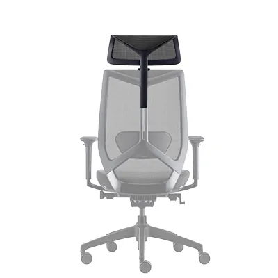 Têtière réglable résille noire pour siège de bureau Arco Claudio Bellini - Sièges de bureaux-3